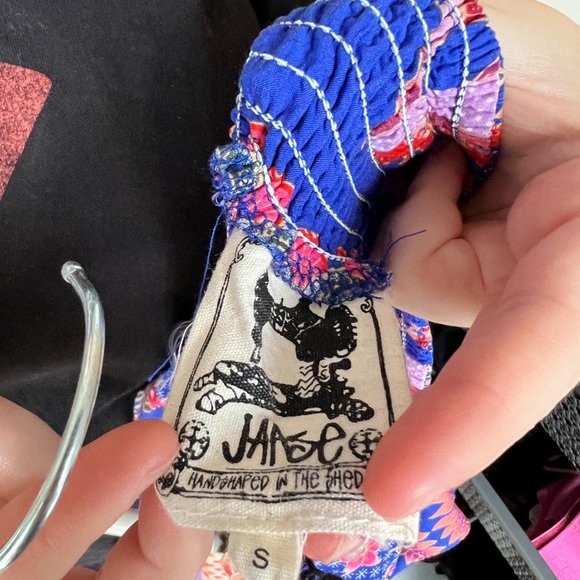 JAASE Blue Maxi Dress With Floral Pattern - Picture 8 of 8